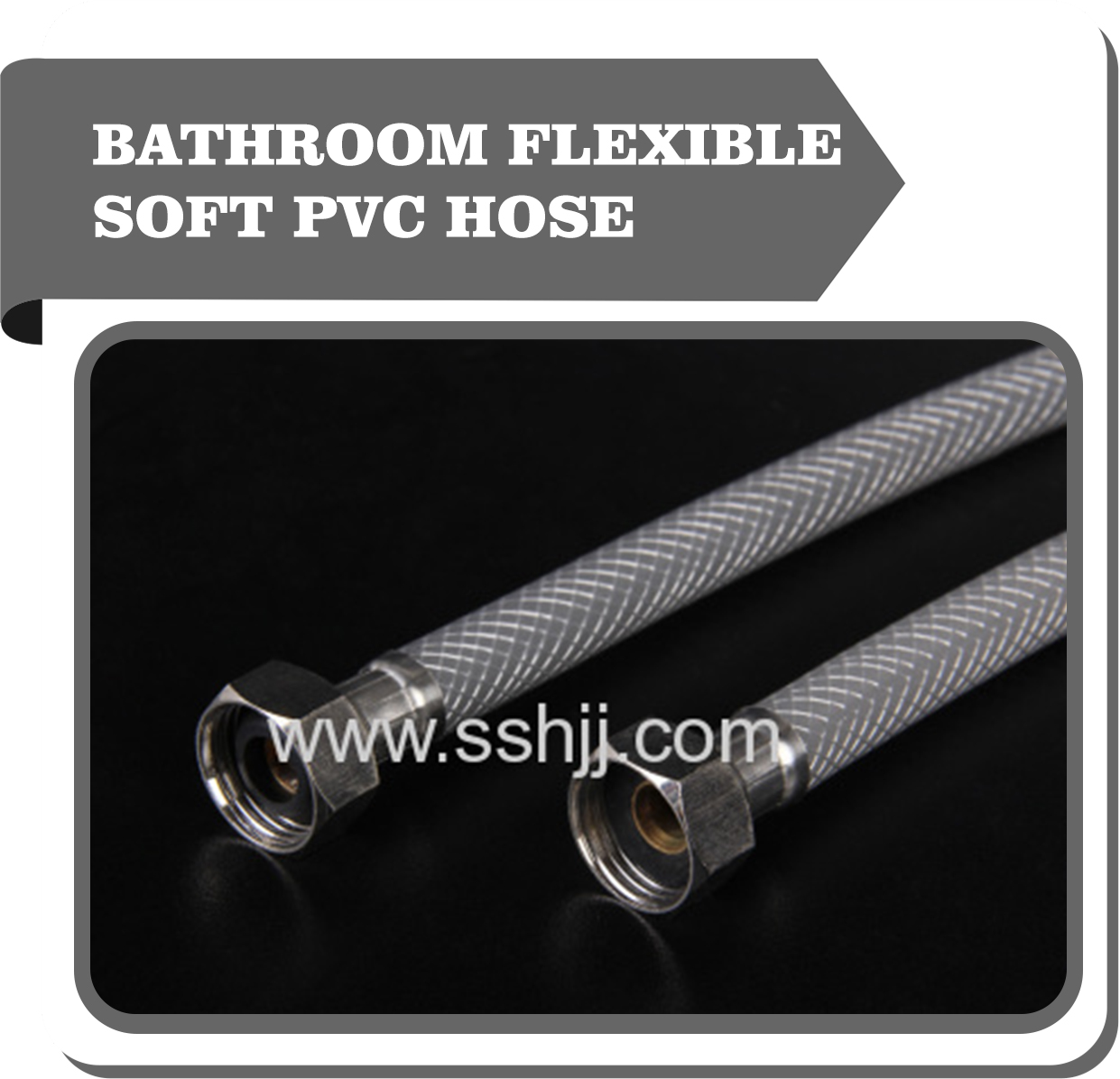Bathroom flexible pvc hose